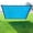 Blue, variant on Rectangle Sun Shade Sail, 95% UV Block & Breathable, HDPE Fabric Blocks Harmful Rays, Patio Shade for Pool or Garden, Awning with Stainless Steel Corners, 78.74x118.11in