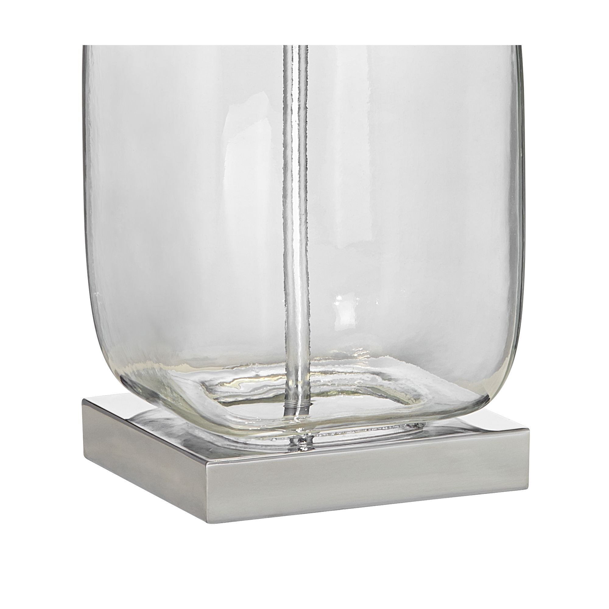 360 Lighting Coastal Accent Table Lamp 21.75" High Clear Glass Fillable Sea Shells White Drum Shade for Living Room Family Bedroom Bedside