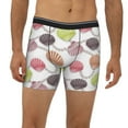 thumbnail image 2 of Men'S Boxer Briefs, Shell Pearls Print Soft And Breathable Mens Underwear Boxer Briefs With Widen Waist, 2 of 2