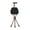 Bronze Coffee, variant on Folding Cane with Seat LED Light Portable Seat Aluminum Alloy Walking Stick 5 Height Adjustable 2-in-1 Crutch Stool Gift for Elderly