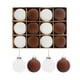 thumbnail image 3 of Bolas decorativas navideñas, 12 bolas navideñas de terciopelo, bolas flocadas para árbol de Navidad, bolas de plástico, adornos colgantes decorativos de Navidad, decoración para árbol de Navidad de 3,, 3 of 5