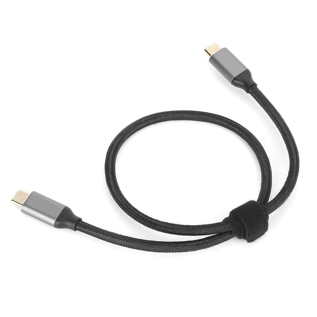 Cable USB 3.1 de doble cabezal, 100 W, USB C a USB tipo C macho, cable de carga rápida USB C PD 5 A, 0,5 m