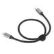 thumbnail image 3 of USB 3.1 doble cabezal 100W USB C a USB tipo C cable macho USBC PD 5A cargador rápido Cord0.5m, 3 of 8