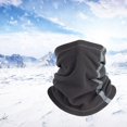 thumbnail image 1 of Bufanda Transpirable para el Cuello Sharpla Calentador de Cuello de Lana Lavable Polvo a Prueba de Viento Gris Oscuro, 1 of 8