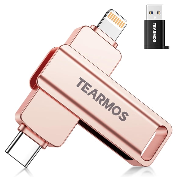 TEARMOS memoria USB-C de 512 GB para fotos, iPhone, Android