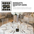 thumbnail image 4 of MasteelfCA 10 Pcs Numéros de Table en Acrylique pour Cartes de Tente de Mariage pour Restaurants Banquets Réceptions, 4 of 8
