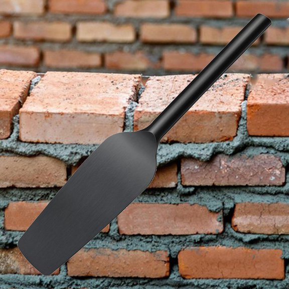 Colaxi Brick Trowel Drywall Plastering Trowel Filling Cement Tool Multifunctional Brick Paint Tool Putty for Applying Putty Concrete Black 43.5cm
