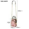 thumbnail image 2 of FORMRS Crossbody Bag for Women Quilted Travel Shoulder Cell Phone Purse with Chain Strap Handbag, White Gingerbread Houses, 2 of 7