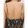 thumbnail image 5 of DARING DIVA Women's Boho Floral Spaghetti Strap A Line Maxi Dresses S Black, 5 of 6