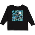 thumbnail image 3 of Inktastic 100 Days of School Stars in Blue Boys or Girls Long Sleeve Toddler T-Shirt, 3 of 5