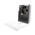 thumbnail image 3 of TPI Corporation HF3316T2RPW Large Fan Forced Electric Wall Heater, Markel 3310-Series, 4000-Watt, 240/208V, 16.8A, 175-CFM, Double Pole Thermostat, Steel Grill 18ga. White, 3 of 7
