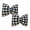E 2Pack, variant on 2Pcs Black and White Striped Bow Pillow Sofa Decor Cushions,Decorative Reversible Pillow Cushion for Bed Couch Office 9.8"X7.1" Happy 2026!
