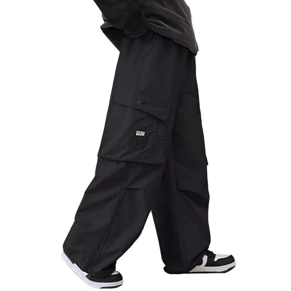 SUYOLL Children Boys Casual Pants Straight Leg Wide Cargo Pants Loose Fit Summer Trousers Comfortable Play Outfits Quick Dry Pants 4-13 Years