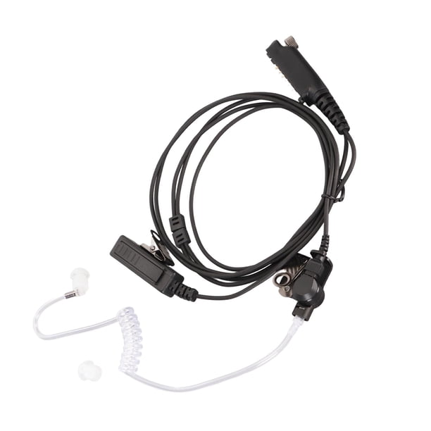 Auriculares De Tubo Acústico, Tubo Transparente Compacto, Auricular Walkie Talkie Duradero, Micrófono Sensible Para STP9000