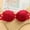 21-Red, variant on YWDJ Push up Bras for Women Plus Size Back Closures Sleep Bras Underwire Comfy Bras Adjustable Straps Half Cup Wrap Lounge Bras Padded Lace Bras Solid Comfortable Bras Black M