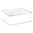 thumbnail image 7 of mDesign Kitchen Pantry and Fridge Storage Organizer Box with Hinged Lid, Clear, 7 of 7