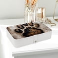 thumbnail image 6 of Paw Print Premium PU Leather Jewelry Box Organizer with Removable Compartment and Portable Bracelet Holder, 6 of 6