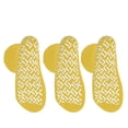 thumbnail image 5 of Personal Touch Top of the Line Hospital Non Skid Slipper Socks, Ladies or Men's Colors, 3 Pairs (Yellow, XXX-Large Bariatric), 5 of 6