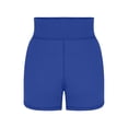 thumbnail image 5 of Frostluinai Workout Shorts for Women High Waist Tummy Control Scrunch Butt Booty Biker Short No Front Seam Yoga Gym Running Shorts Blue XXL, 5 of 9