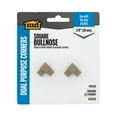 thumbnail image 3 of M-D Building Products 32039 3/8 in. Pewter Aluminum Bullnose Square Dual Purpose Corner, 3 of 6