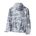 thumbnail image 3 of Men UPF 50+ Sun Protection Loose Jacket Full Zip Camouflage Athletic Hoodies Lightweight Fishing Outdoor Jacket 2XL, 3 of 4