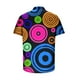 thumbnail image 3 of Camisas de Manga Larga para Hombres Blusa Cómoda de Cuello de Impresión, Camisa Casual de Poliéster para Uso Diario, de Fiesta Y de Primavera de Verano, 3 of 5