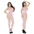 thumbnail image 1 of Tirantes Lazo Hueco Sexy Malla De Una Pieza Ropa Interior Sexy Correa Arco Hueco Sexy Malla De Una Pieza Lencería Sexy Negro Rosa Azul Lencería Blanca, 1 of 6