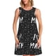 thumbnail image 1 of Fotbe I love Math Vestido de Verano sin Mangas para Mujer – Vestido Midi Línea A, Estilo Camiseta Floral, Vestido Playero Casual y Fluido, 1 of 7