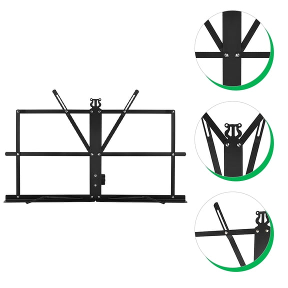 MLINS Music Score Rack Portable Stand Puree for Notes Foldable Student Child