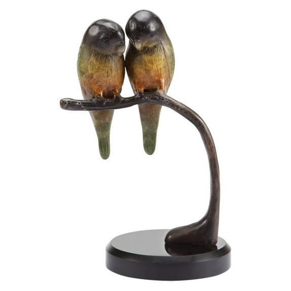 San Pacific International Lovebird Pair Sculpture