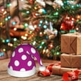 thumbnail image 6 of Rocae Purlpe And White Polka Dot for Christmas Hat for Kids Hats Christmas Party Supplies, 6 of 6