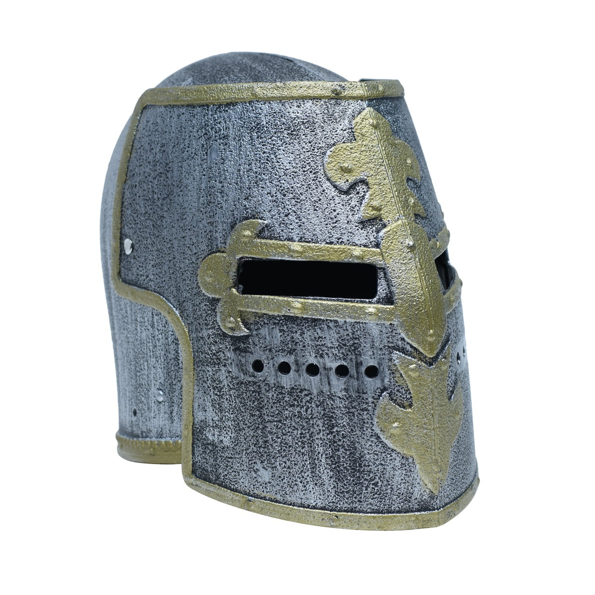 Costume Accesorie Medieval Knight's Helmet for Kids Stage LARP Reenactment 