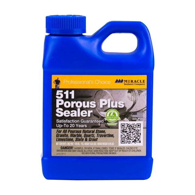 Sealer Miracle Sealants 511 Porous Plus para encimera, 473 ml