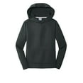 thumbnail image 3 of Port & Co Teen Unisex Regular Plain Long Sleeves Sweatshirt Jet Black Medium, 3 of 4