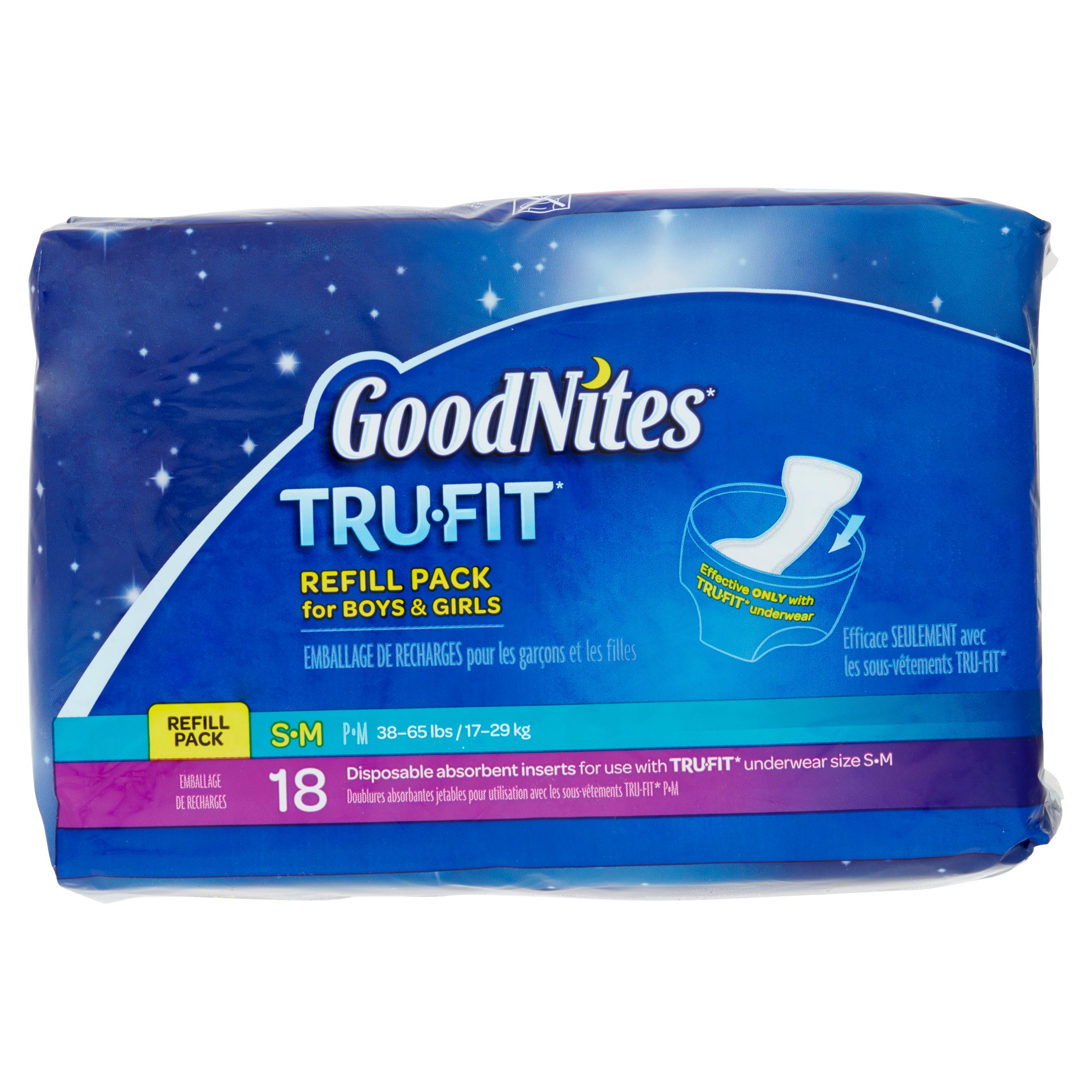 GoodNites TruFit Disposable Absorbent Inserts for Boys & Girls Refill Pack - image 5 of 8