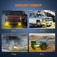 thumbnail image 2 of Nilight Fog Light Assembly Fit for 2002-2007 Chevy Silverado 1500 2500 3500 2002-2006 Chevy Avalanche w/o Body Cladding with H10 Halogen Bulbs Amber Lens, 2 of 7