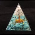 thumbnail image 1 of Mini pirámide de cristal natural, generador de energía, cuarzo, amatista, curación espiritual, cristal, chakra, pirámide de resina, 1 of 6