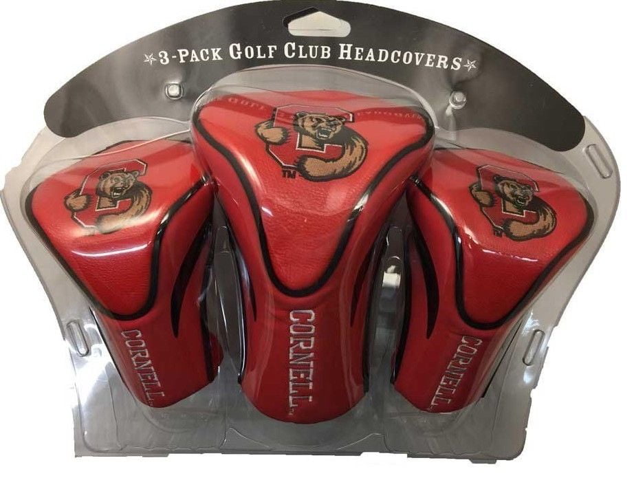 NCAA Cornell Big Red 3Pack Contour Fit Golf Club Headcovers