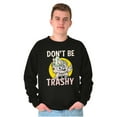 thumbnail image 5 of Woodsy Owl Don't Litter Retro Cartoon Sweatshirt for Men or Women Brisco Brands S, 5 of 6