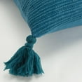 thumbnail image 5 of Rizzy Pillow Knife Edged Woven Pillow Teal 17"x17"x9", 5 of 6