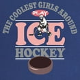 thumbnail image 2 of CafePress - Coolest Girls Play Hockey Maternity Dark T Shirt - Maternity Dark T-Shirt, 2 of 3