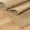 thumbnail image 3 of Beverly Rug Easy Jute Outdoor Indoor Non Shedding Easy-Cleaning Rug Squared Natural 9x12, 3 of 9