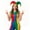 Girls, variant on Halloween Jester Costume - B"oy"s Jester Cosplay Jumpsuit with Pointed Hat, Dress Up for Halloween Stage Performances Party, Size:140