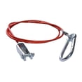 thumbnail image 2 of Cable De Freno De Mano Para Remolques De 100 Cm, Profesional, Resistente, Recubierto De Vinilo Rojo., 2 of 9