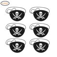 thumbnail image 1 of Parches de ojo de pirata de fieltro, esqueleto de un ojo, disfraz de capitán pirata para Halloween, Cosplay, decoración para fiesta de cumpleaños de niños, 6/12 piezas, 1 of 4