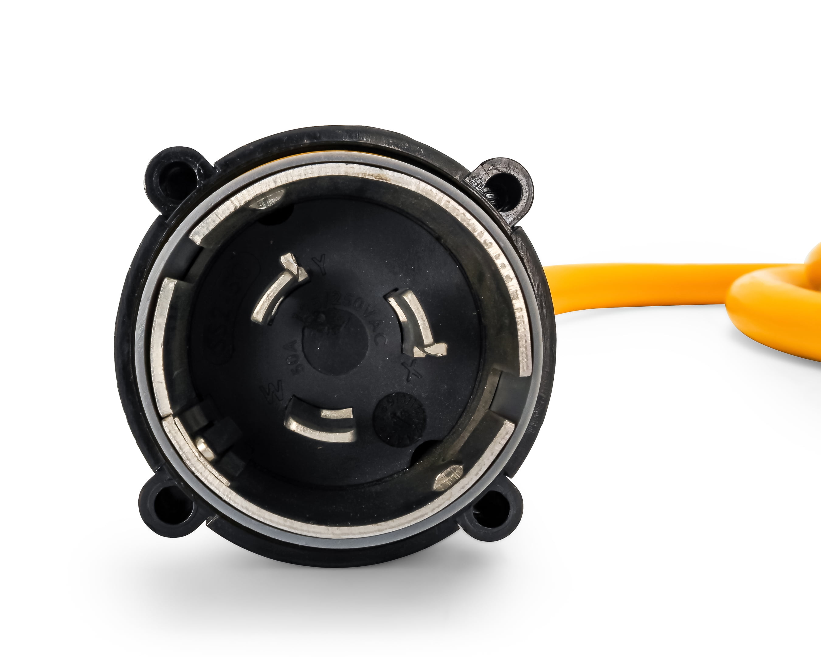 Camco 50 Amp Power Grip Marine Extension Cord - 25' M-Locking/F-Locking Adapter
