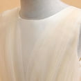 thumbnail image 6 of Pejock Girls Sleeveless Princess Pageant Dress - Puff Cake Skirt with Mesh Bow, Fashion Show Costume for Ages 7-14 Size 120-170, 6 of 9