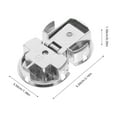 thumbnail image 2 of WHAMVOX Butler Table Hinges Smooth Surface Hinge Silver 1Pcs, 2 of 5