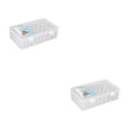 thumbnail image 2 of Inteprter Caja de hilo de coser 42 Carretes Almacenamiento Bordado Contenedor de doble bloqueo Azul Type1 NO1, 2 of 6