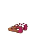 thumbnail image 3 of Jessica Simpson KONNIE Crystal Lux Magenta Pink Metalic Thong Womens Sandals (Magenta Pink, 5.5), 3 of 4